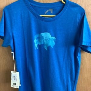 Mountain Khakis blue Buffalo shirt